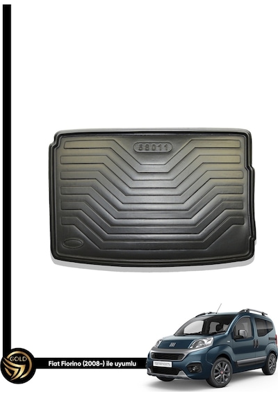 Fiat Fiorino 3d Havuzlu Paspas 2008-2023 + Bagaj Havuzu Kauçuk Set Nova