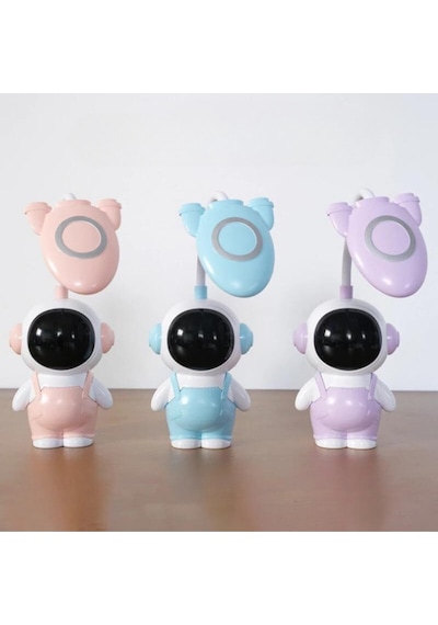Sevimli Astronot Şarjlı Led Çocuk Çalışma Masa Lambası - Çocuk Kitap Okuma Işığı 001 Sevimli Astronot Şarjlı Led Çocuk Çalışma Masa Lambası - Çocuk Kitap Okuma Işığı 001