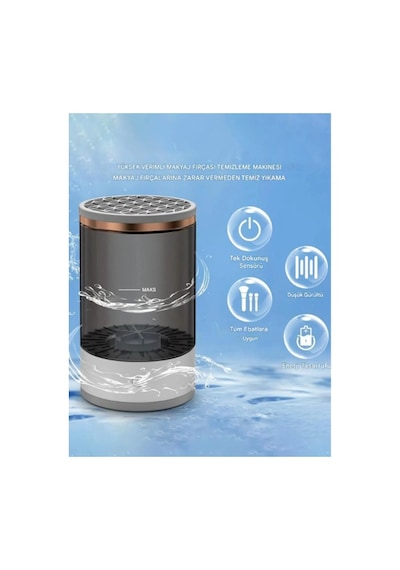 River World Makyajda Kullanılan Fırça Temizleme Makinesi