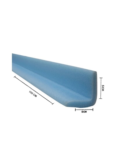 L5 x 5 100 CM 50 Adet Mavi Polietilen Profil Kenar Koruyucu Sünger