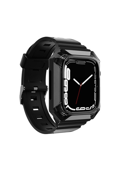 Watch 38mm Uyumlu Krd-88 Sert Pc Kasa Koruyuculu Uyumlu Lkm Kordon-kırmızı