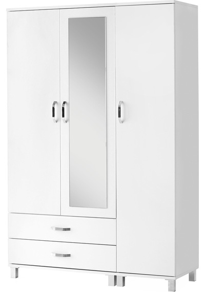 3 Kapılı 2 Çekmeceli Gardrop Aynalı Elbise Dolabı 120x46x189cm 001 3 Kapılı 2 Çekmeceli Gardrop Aynalı Elbise Dolabı 120x46x189cm 001