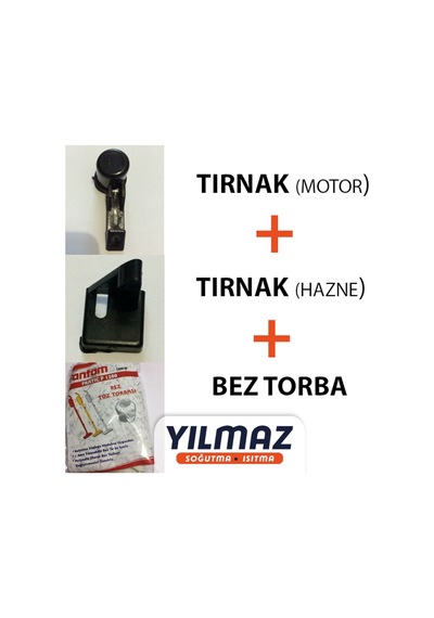 Fantom Pratik P1200 Süpürge Bez Torba + Tırnak + Tırnak Karşılığı