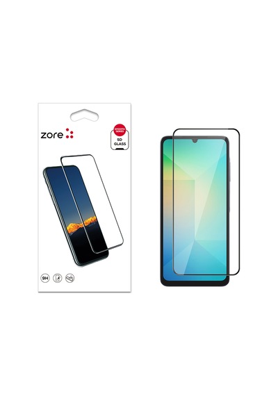 Nourthkiingdom Galaxy A06 Uyumlu Kenarları Kırılmaya Dayanıklı Cam Ekran Koruyucu
