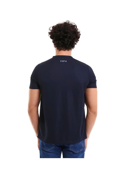 Raru Basic T-shirt Tres Lacivert Lacivert