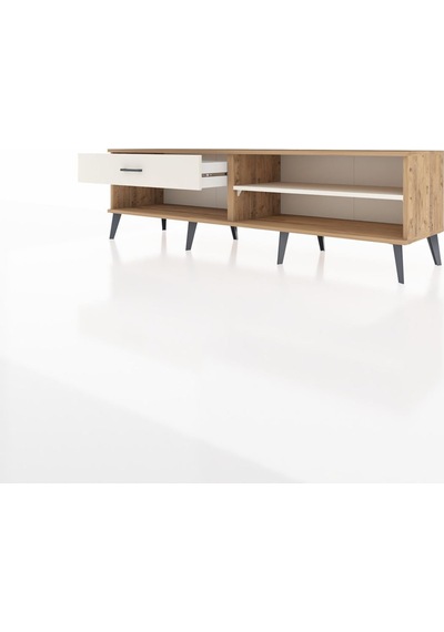 Hyperion Tv Ünitesi Tek Raflı Tek Çekmeceli 176x44x51 Çam-aytaşı/aytaşı Aytası/aytası