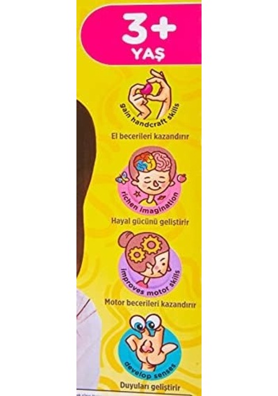 Diğer - Art Eğlenceli Kalıplar 19 Parça Fentoys 3299 Açık Bej