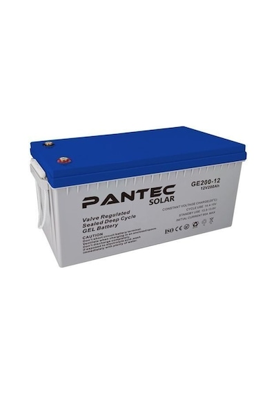 Pantec Solar 12v 200ah Deep Cycle Jel Akü