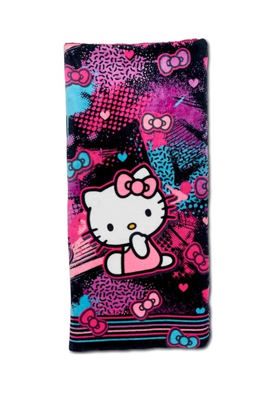 Hello Kitty Bulut Sherpa Pijama Çantası, 68,5 Cm X 157,5 Cm, Slumber Kitty Çok Renkli