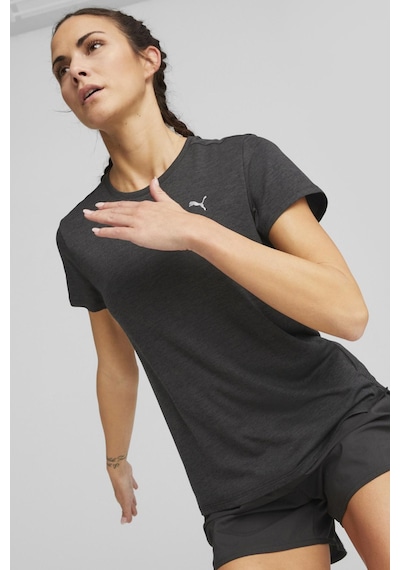 Puma Run Favorıte Heather Ss T Siyah Kadın Kısa Kol T Shirt Siyah