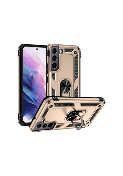 Galaxy S22 Plus Kılıf Zore Vega Kapak Gold