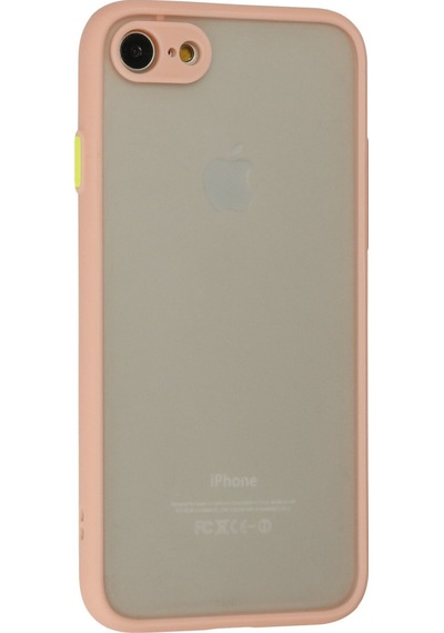 Newface Apple Uyumlu iPhone 7 Kılıf Montreal Silikon Kapak - Pembe Pembe
