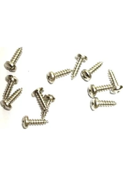 Klips, Menteşe, Ayak, Ysb Sac Vidası - 2,9x9,5mm Nikel, 1000 Adet 7-8