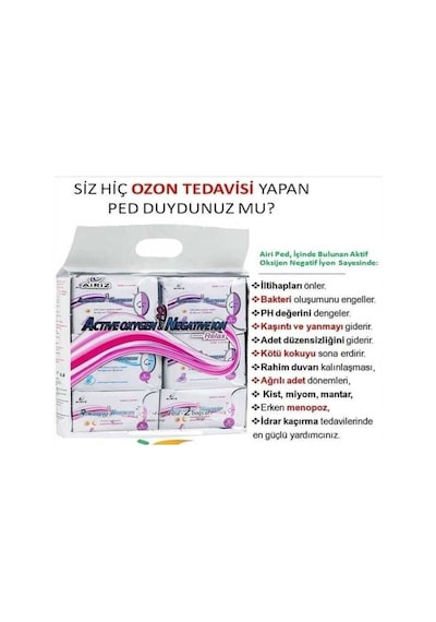 Tiens Airiz Hijyenik Kadın Pedi 6'Lı Set 98 Adet Organik