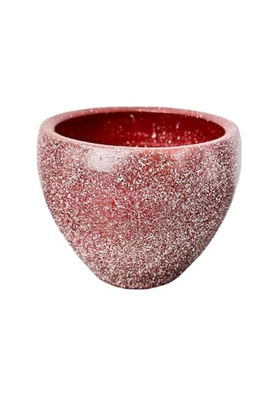 Tasarımı Ev Dekorasyon Bordo Granit Toprak Saksı Saksılık Salon Çiçeklik - 15 Cm Genel