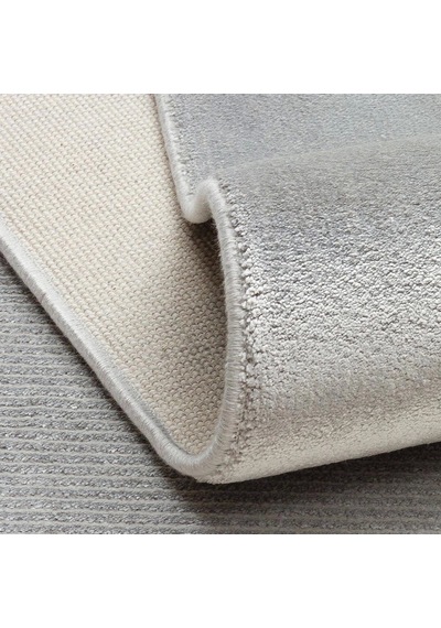 Hoom Rugs Como Nap 02 Grey Viskon & Floş Sık Dokuma Modern Salon Halısı Gri