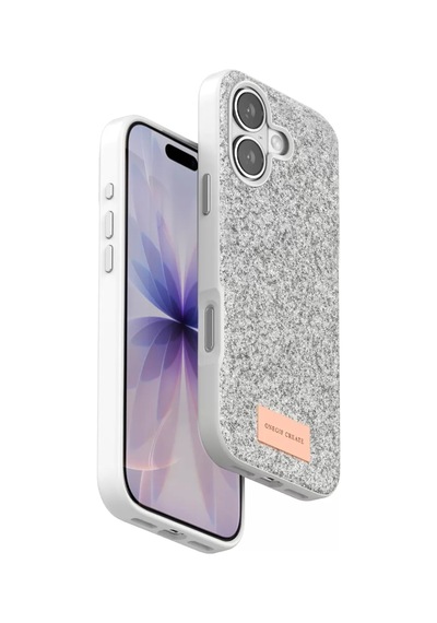 İphone 17 Bright Simli Kapak - Beyaz