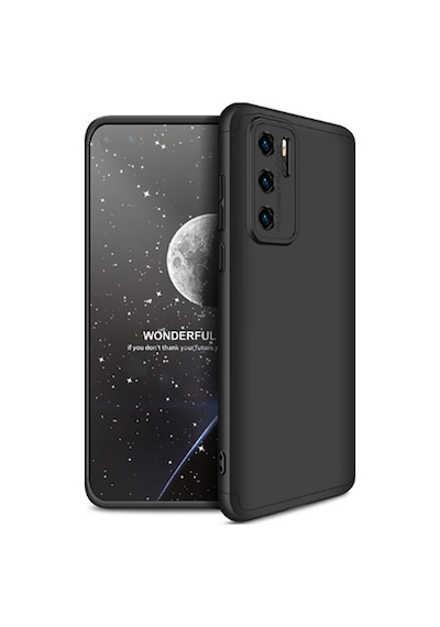 Huawei P40 Pro Kılıf Zore Ays Kapak Siyah