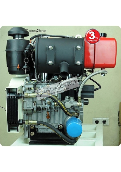 Goldmoto Gm292F-G2 Dizel Motor 22.4 Hp Marşlı Konik Kısa Krank