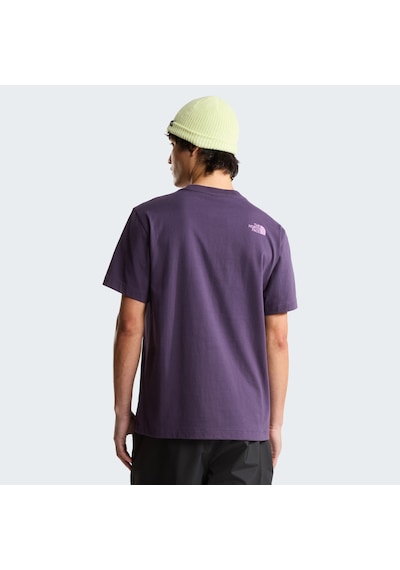 The North Face M Logo Twist Relaxed Short Sleeve Tee-gr Erkek T-shirt-32863 Mor