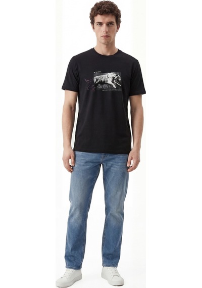 LOFT Regular Fit Erkek Tshirt K.kol Lf2042903 Q1.v1 Siyah
