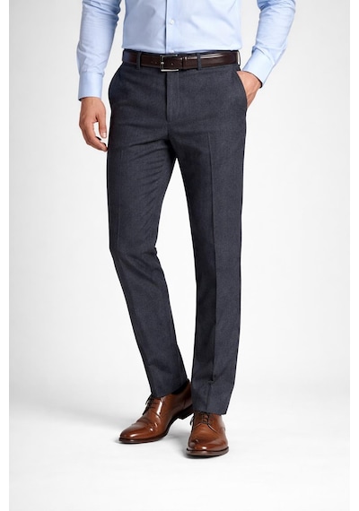 Classics Men Caserta Klasik Fit Likralı Erkek Kanvas Pantolon - 7515 Füme