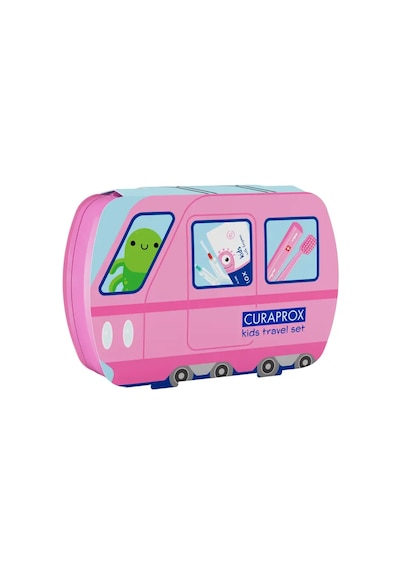 Curaprox Çocuk Seyahat Seti Pembe