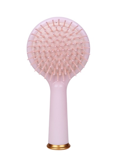 Beauty Mini Puff Saç Fırçası - Aynalı Pembe