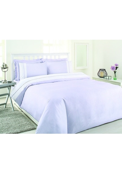 Özdilek Soft Linen Çift Kişilik Saten Nevresim Takımı 43892 Lila