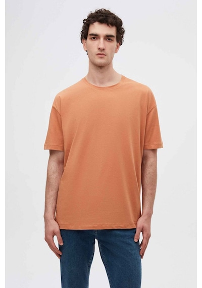 D's Damat Ds Damat Comfort Tarçın %100 Pamuk T-shirt 6HC14ORT02006 Tarçın