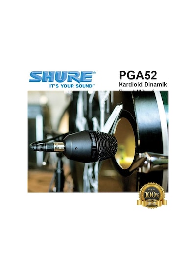 Shure Pga52 Kardioid Dinamik Davul Mikrofonu