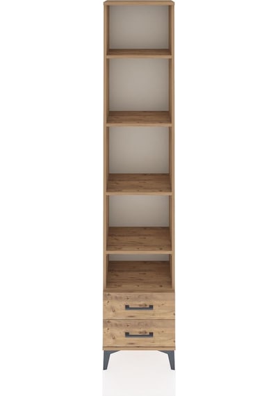Arges Dolap 5 Raflı 2 Çekmeceli 44x30x221 Çam-çam Çam