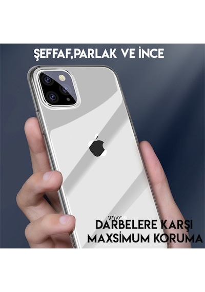 Baseus Simplicity Series Apple Uyumlu iPhone 11 Pro Max 6.5 Kilif Seffaf Gel 471187533