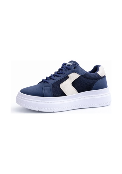 Mavi Kadın Sneaker Kalın Taban Bağcıklı Rahat Günlük Yürüyüş ... Mavi