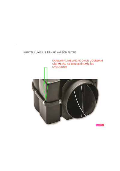 Davlumbaz Karbon Filtre-Luxell Uyumlu Da6 830 Model 3 Tirnak - 310973954