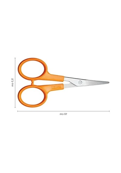 Kavisli Bıçaklı Manikür/nakış Makası - 10 Cm Uzunluk, Paslanmaz Çelik