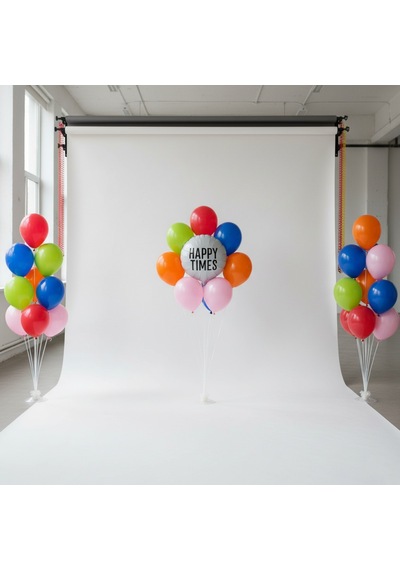 Runaway Balon Standı 75 Cm Masa Ve Vitrin Dekor Çok Renkli