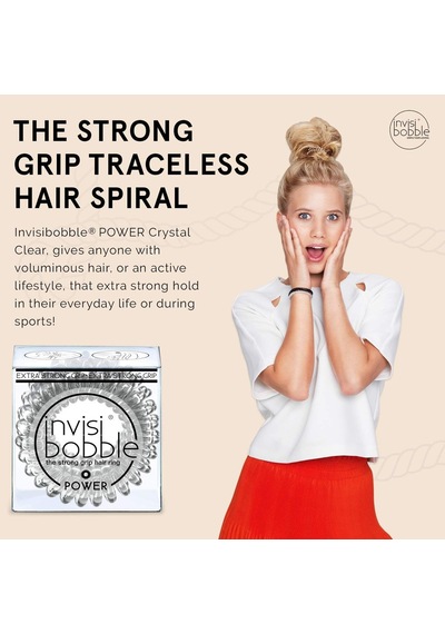 Invisibobble Power Crystal Clear Şeffaf Saç Lastiği Diğer