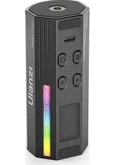 Ulanzi 2637 Kompakt Manyetik Rgb Led Tüp Işık, Siyah