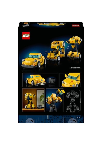 LEGO® Icons Transformers Bumblebee 10338 - Yetişkinler İçin Koleksiyonluk Robot Aksiyon Figürü Yapım Seti (950 Parça)