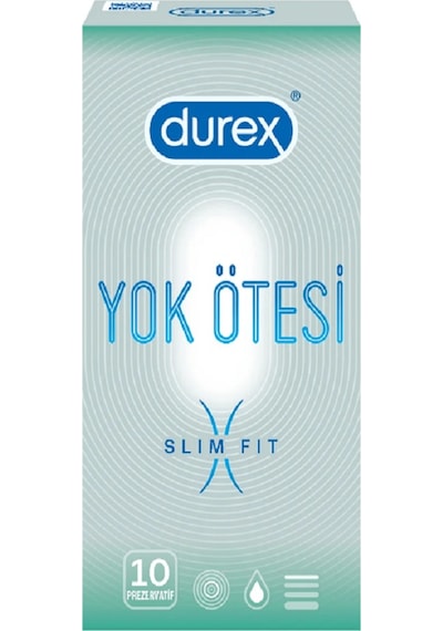 Durex Yok Ötesi Prezervatif Slim Fit 10'lu