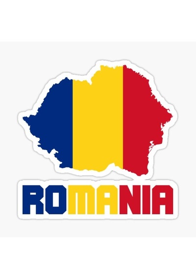 Romanya Çıkartması Araba Sticker Etiket Yapıştırması 19cm