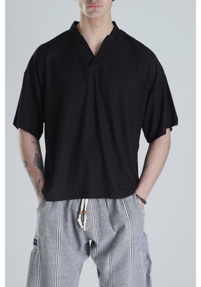 Cocopelli I Talyan Kesim Siyah T-shirt Coc2143 Siyah