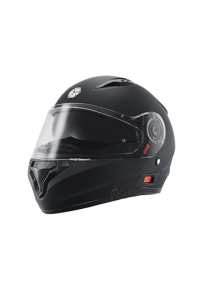 Motoanl Motosiklet Çene Açılır Kask Güneş Vizörlü Ce Motor Kaskı Mat Siyah