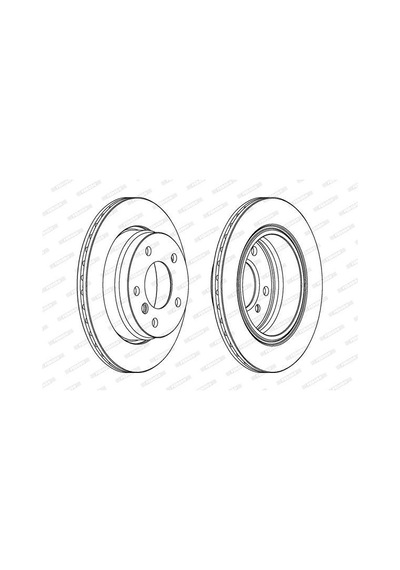 Bmw 3 Serisi E46 Arka Fren Diski 320İ 276 Mm 1999-2005 Ferodo