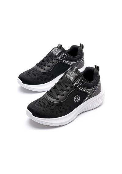 Mcdark 1938 Triko Malzeme Sneaker Ayakkabı Siyah Beyaz