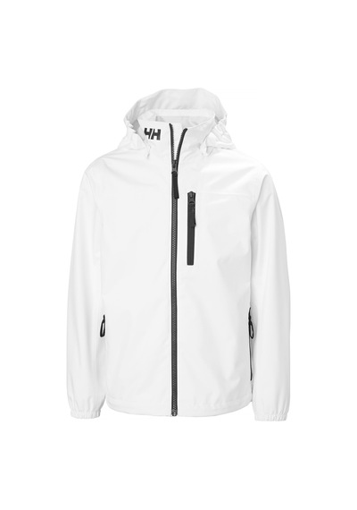 Helly Hansen Jr Crew Hooded Yağmurluk Mont Beyaz