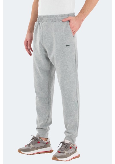Slazenger Valerıe 2 Li Set Erkek Cepli Siyah - Gri Eşofman Altı Siyah - Gri