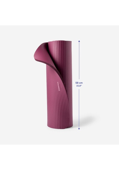 Domyos Fitness Matı - 15 Mm - Bordo Lila