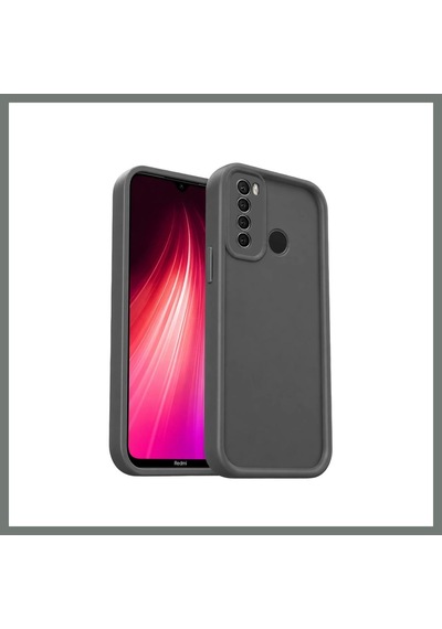 Bezos Redmi Note 8 Uyumlu Kılıf Viera Silikon - Gri Mmbz